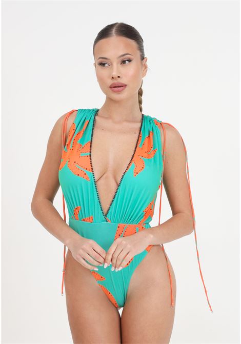 Exotic patterned women's monokini ME FUI | MF24-0432X1F.SIA